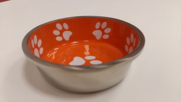 Obrázek pro Miska TLAPKY oranž. 0,275l/12,5cm