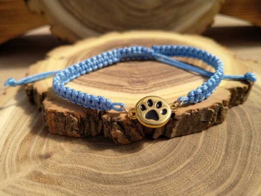 Obrázek pro Náramek Shamballa Modrý
