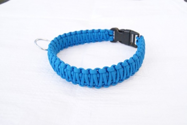 Obrázek pro Paracord obojek - Karibská modrá - 44cm